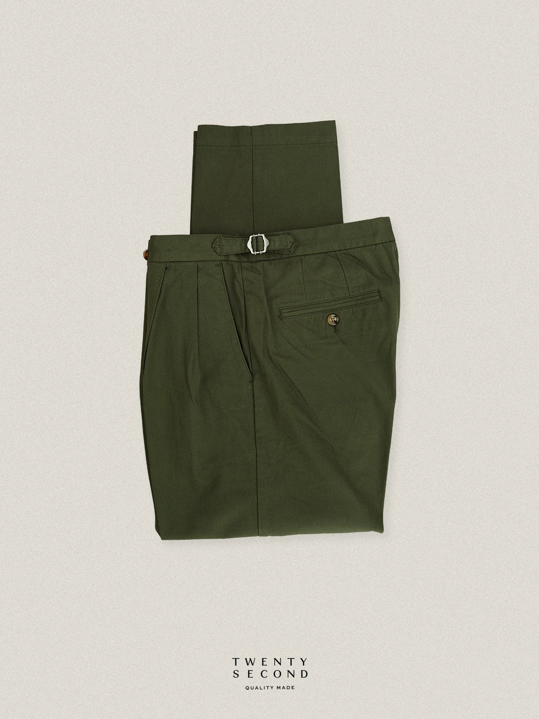 FRED CHINO PANTS - OLIVE