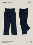 FRED CHINO PANTS - NAVY