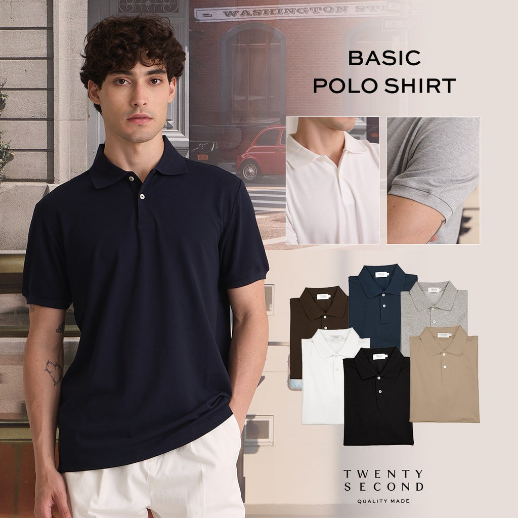 BASIC POLO - BROWN