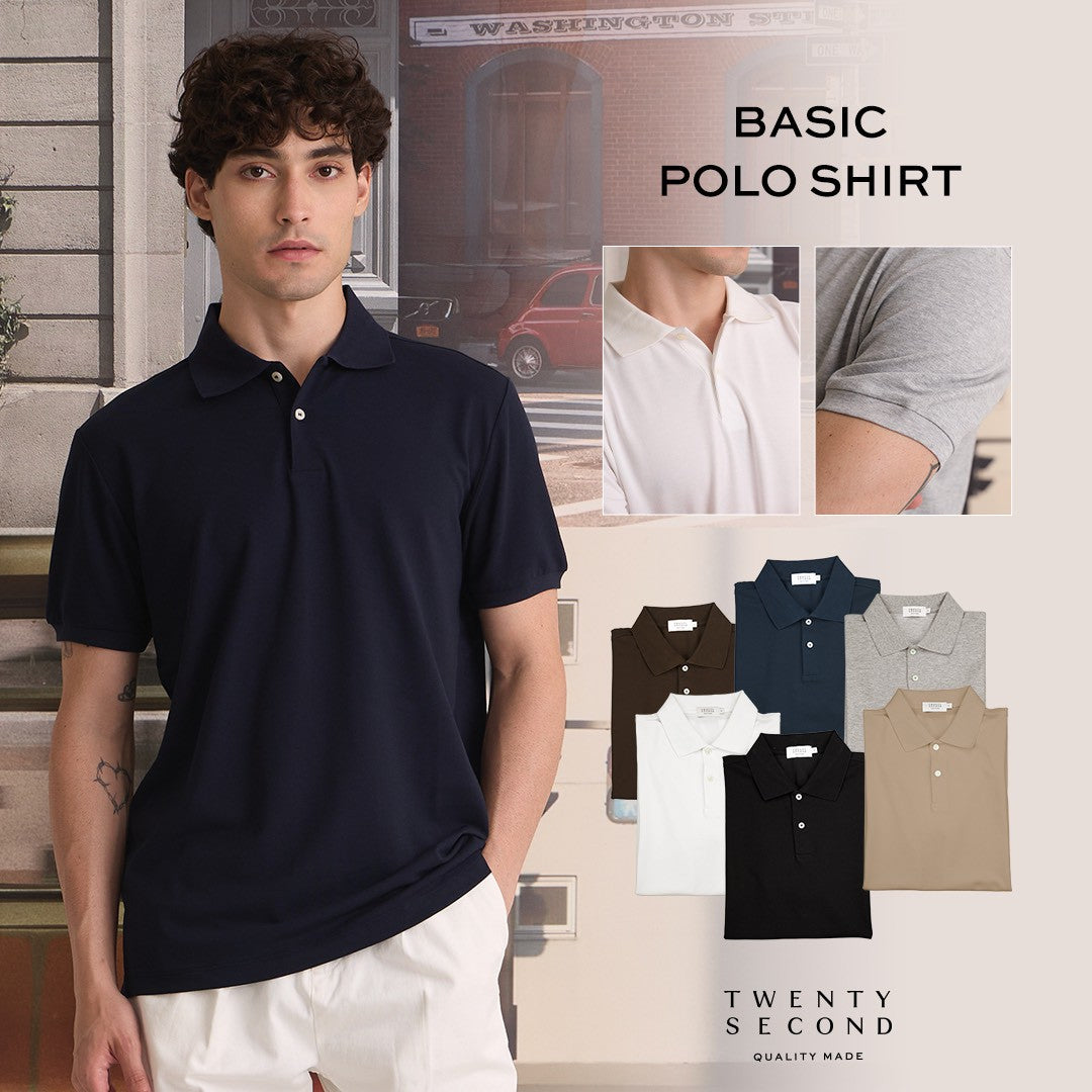 BASIC POLO - BROWN