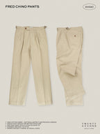 FRED CHINO PANTS - KHAKI