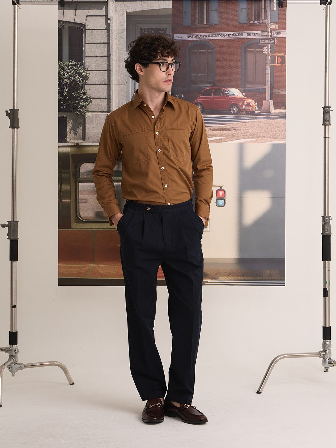 FRED CHINO PANTS - NAVY