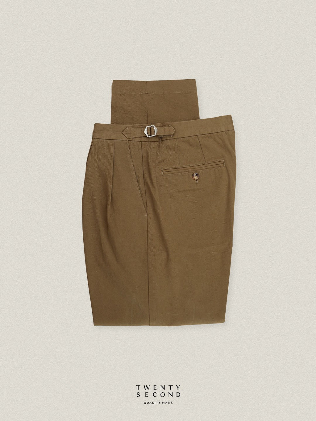 FRED CHINO PANTS - BROWN