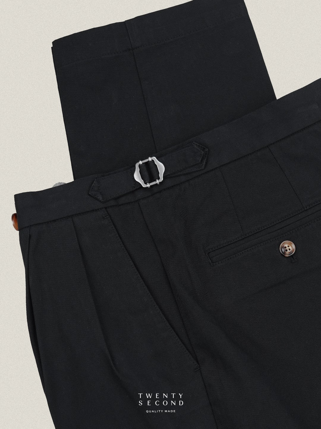 FRED CHINO PANTS - BLACK