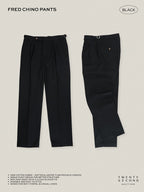 FRED CHINO PANTS - BLACK