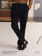 FRED CHINO PANTS - NAVY
