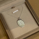 MARBELLA - OVAL PENDANT NECKLACE