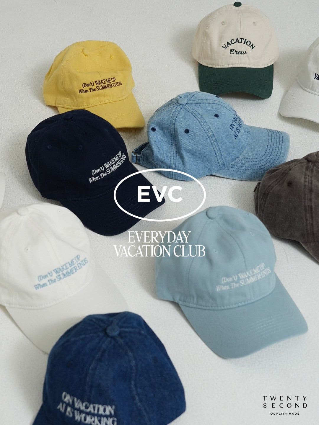 Evc Lettering EVC FIAT CAP - WHITE – TWENTYSECOND