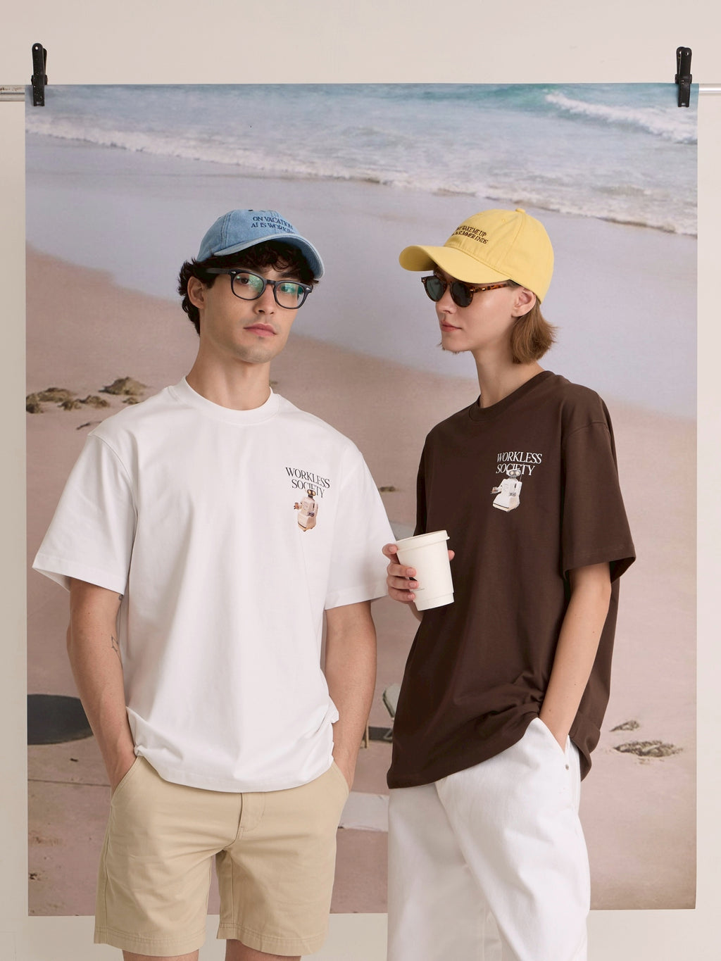 EVC AI IS WORKING TEE - BROWN