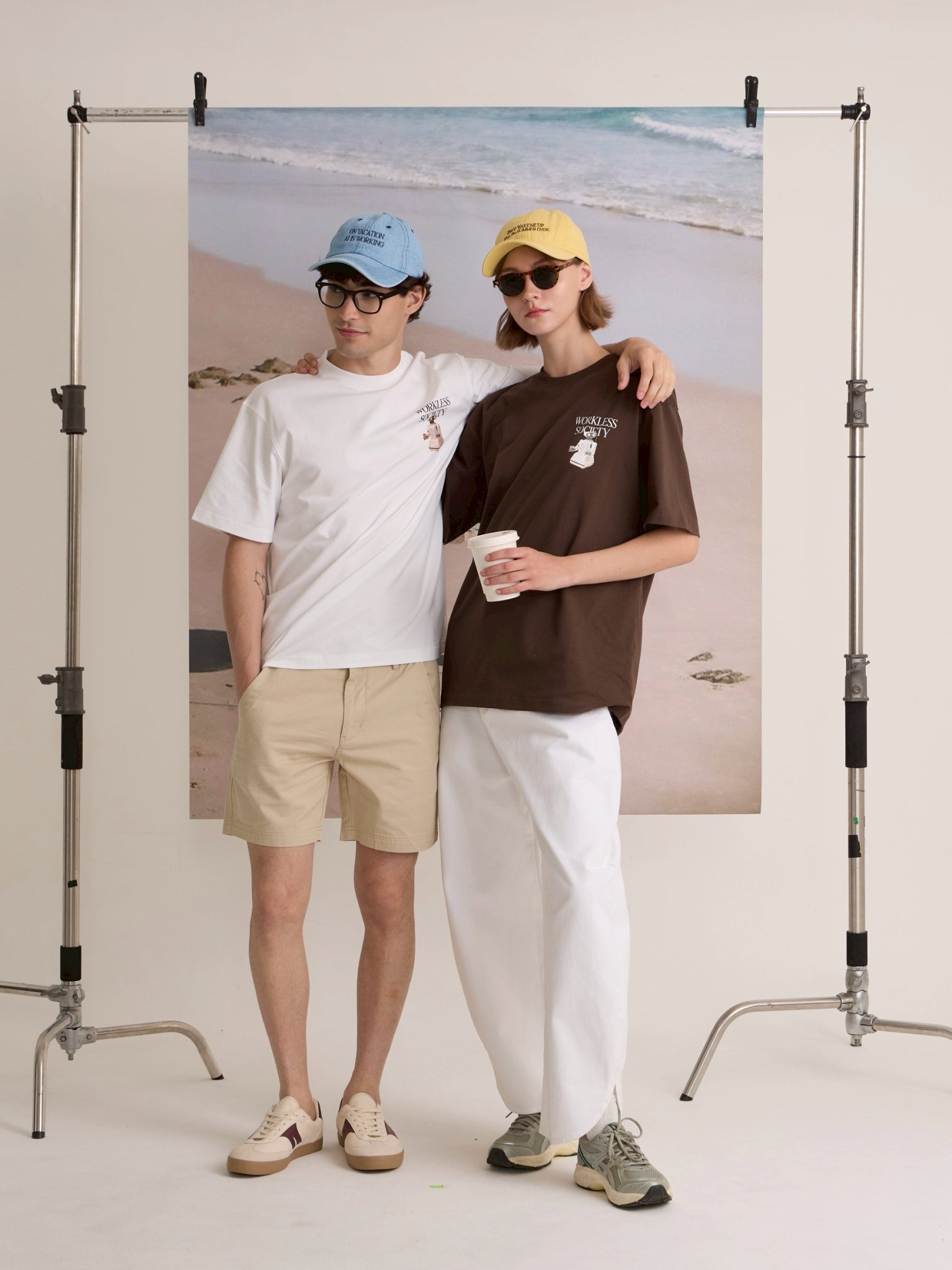EVC AI IS WORKING TEE - BROWN