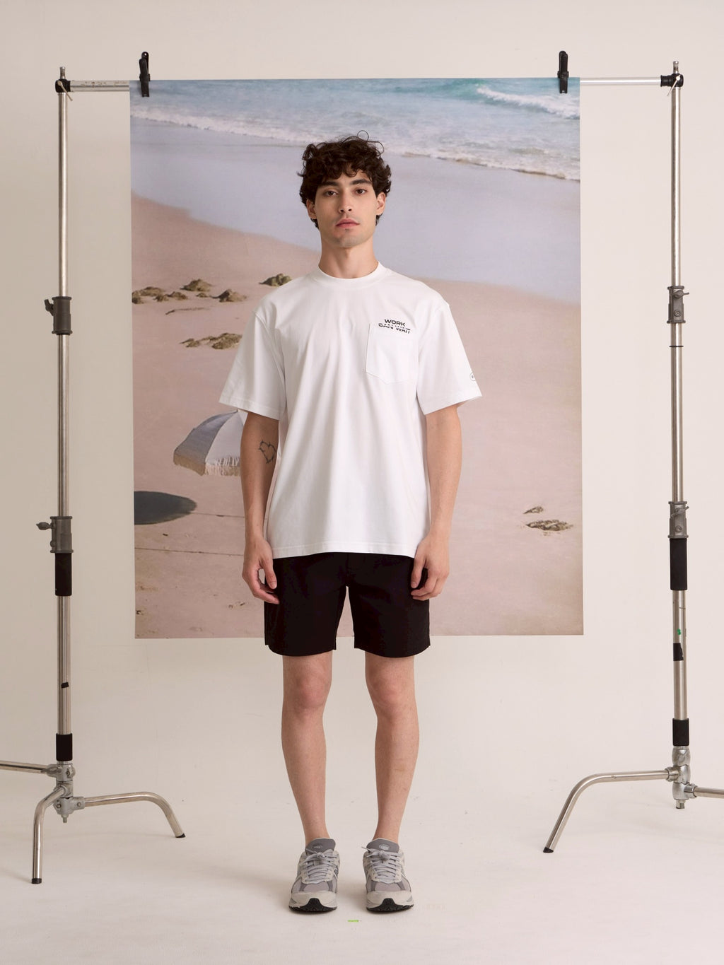 EVC WORK CAN WAIT TEE - WHITE