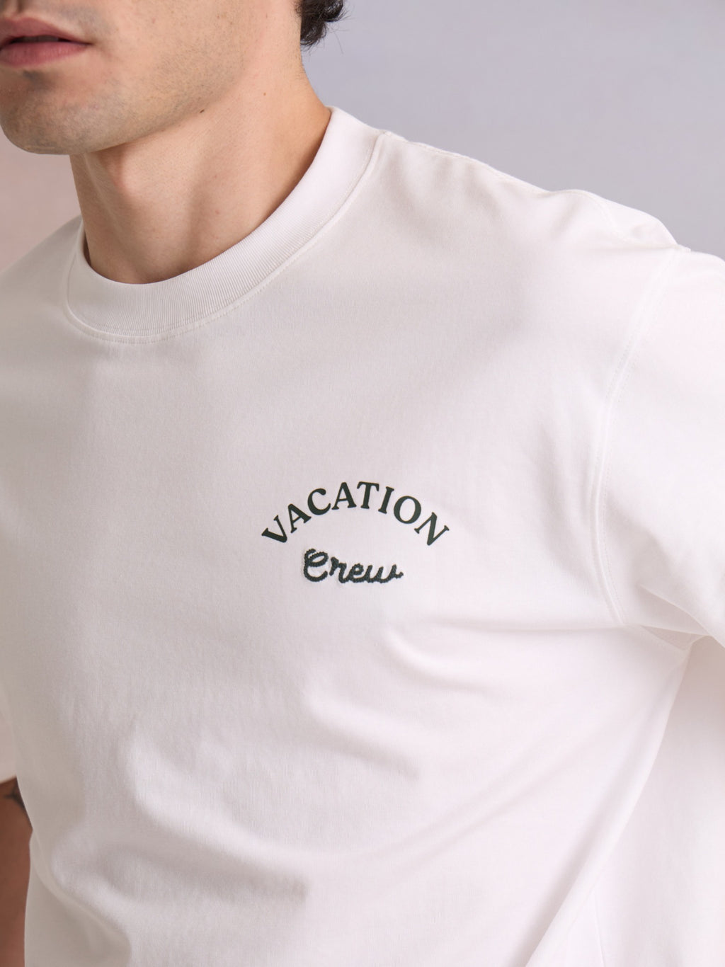 EVC VACATION CREW TEE - WHITE