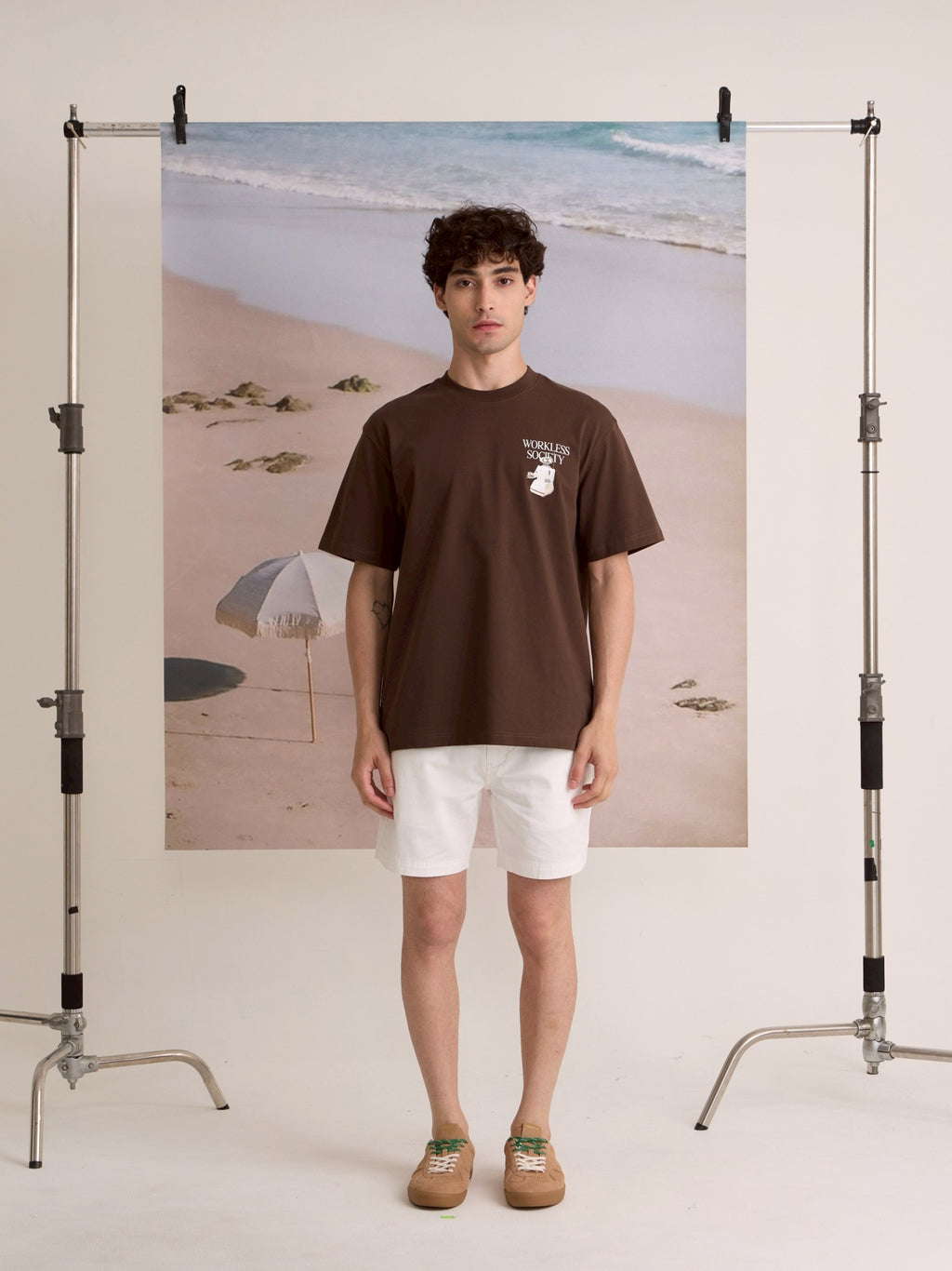 EVC AI IS WORKING TEE - BROWN