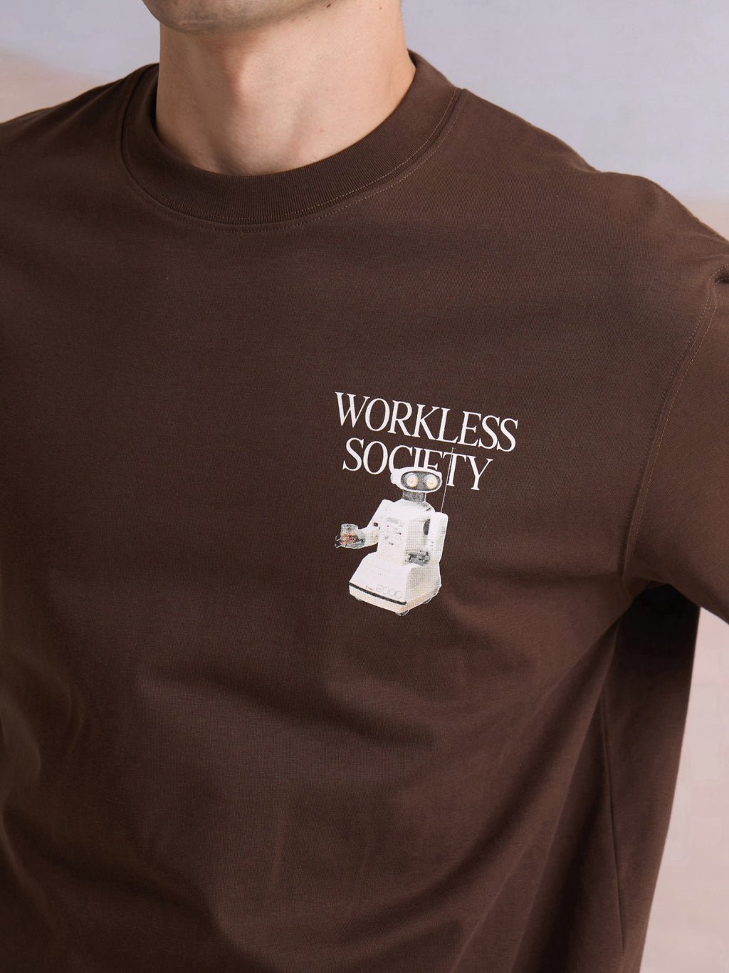 EVC AI IS WORKING TEE - BROWN