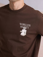 EVC AI IS WORKING TEE - BROWN