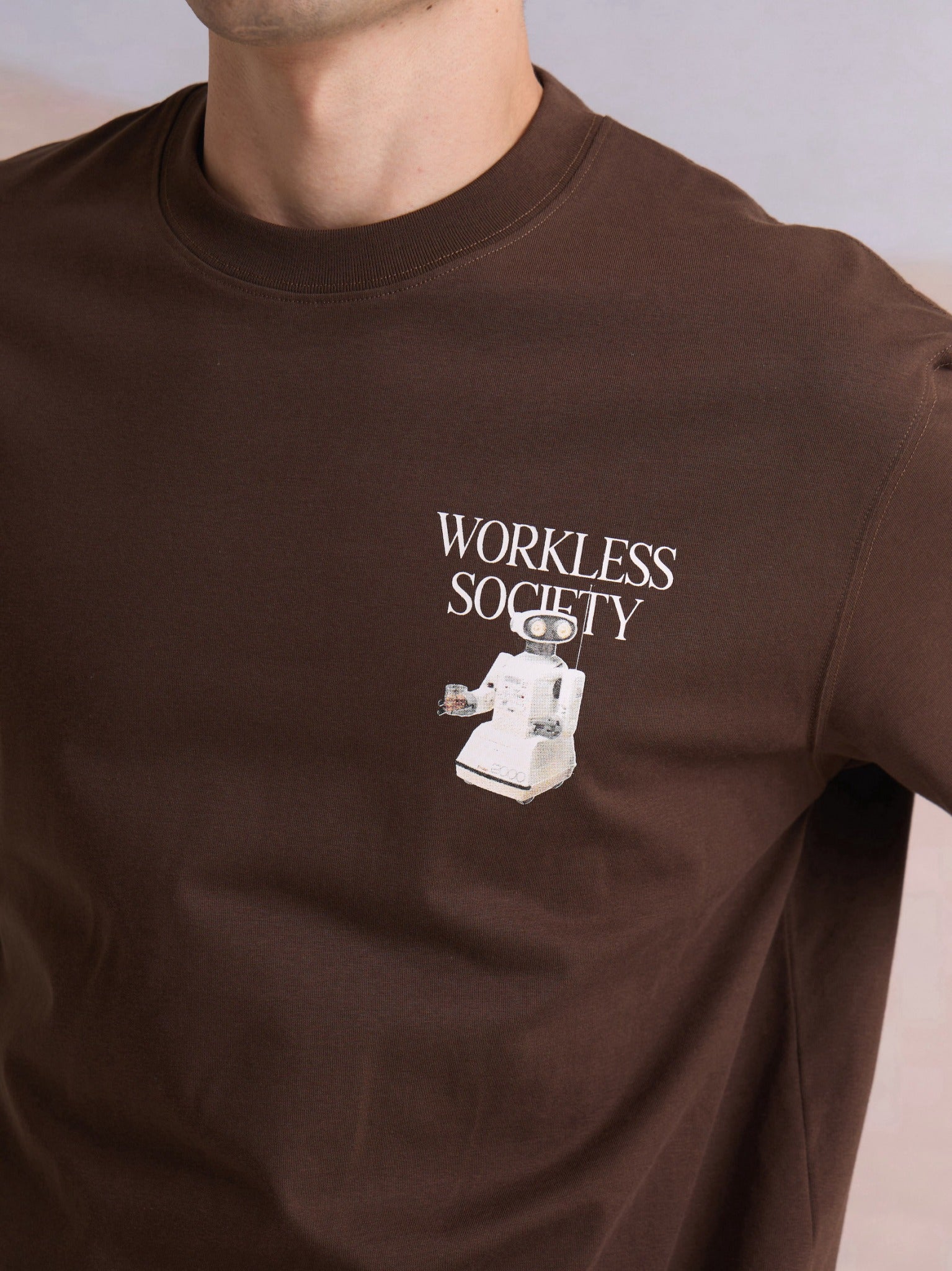 EVC AI IS WORKING TEE - BROWN