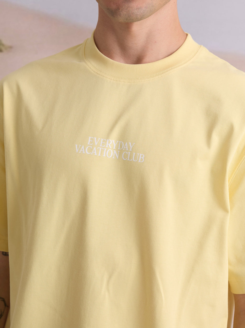 EVC CLUB TEE - YELLOW