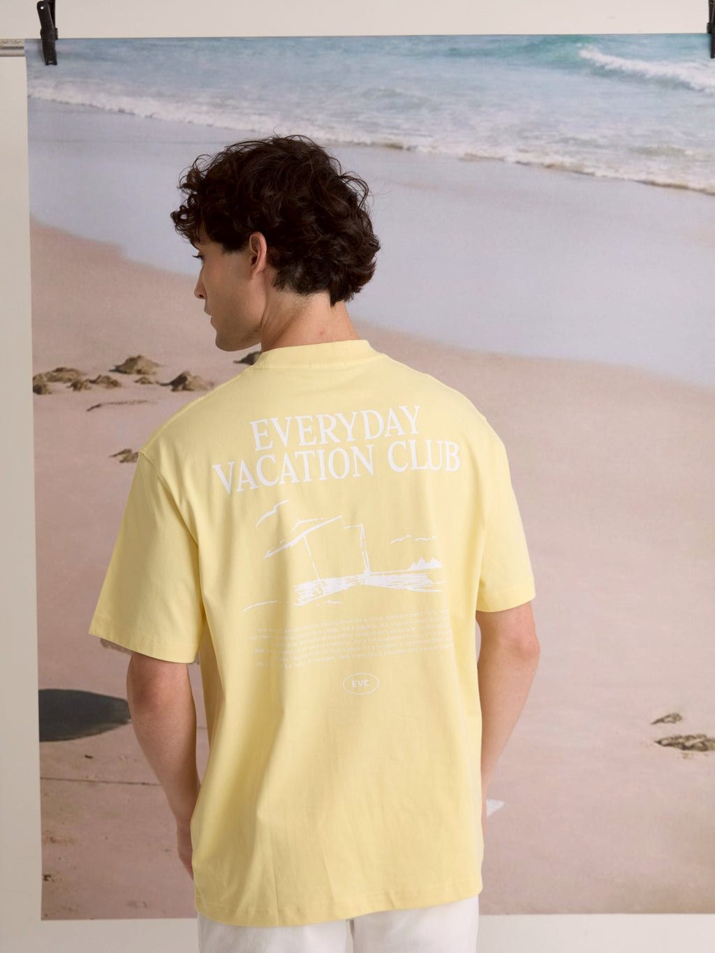 EVC CLUB TEE - YELLOW