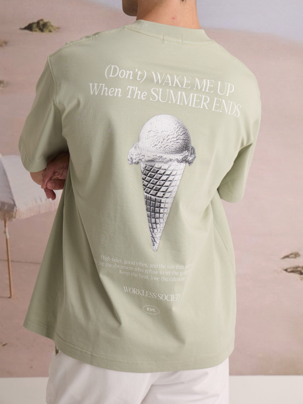 EVC SUMMER ENDS TEE - GREEN