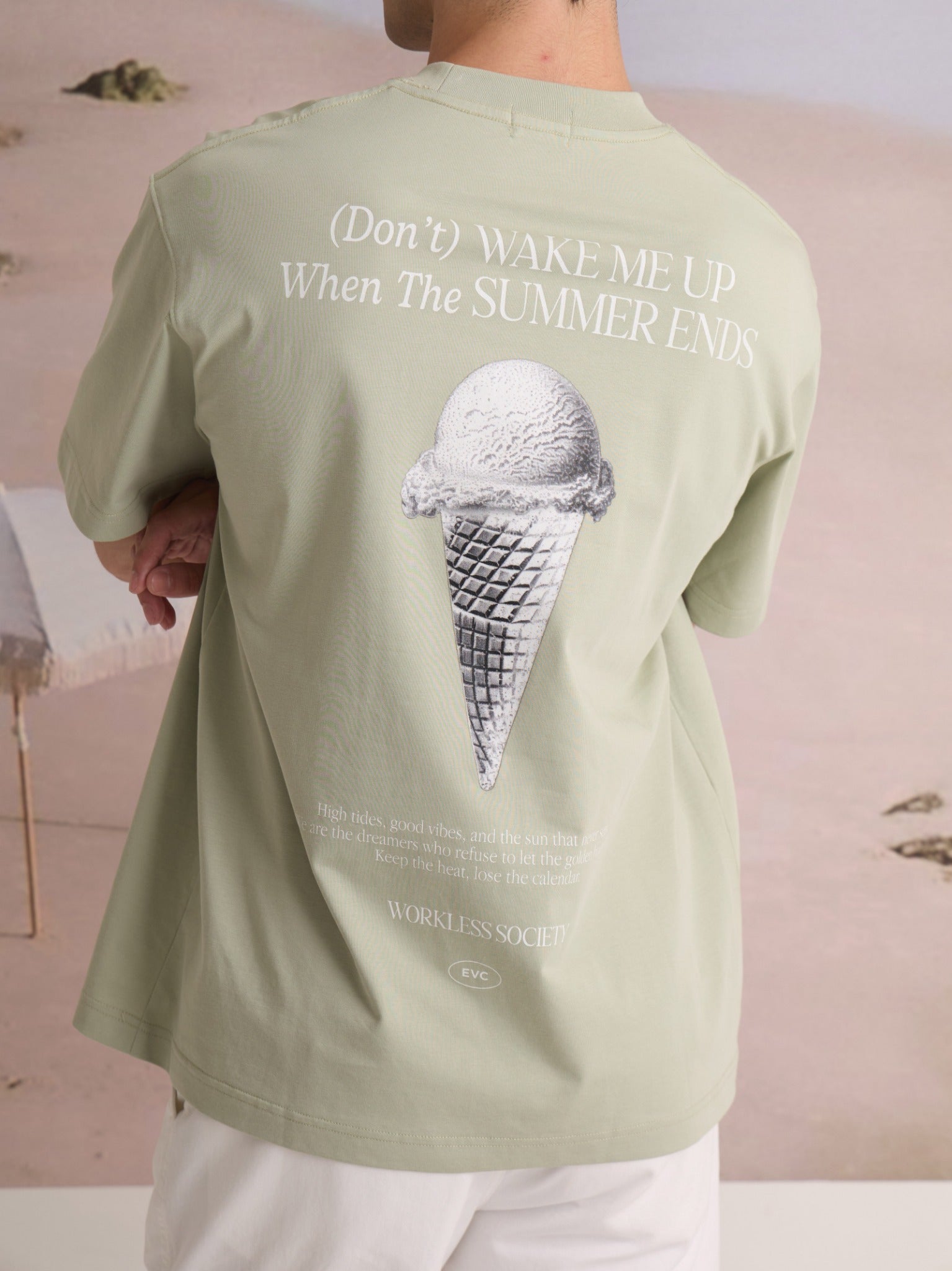 EVC SUMMER ENDS TEE - GREEN
