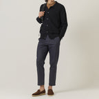 MILES KNIT OVERSHIRT - BLACK