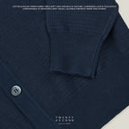 MILES KNIT OVERSHIRT - NAVY