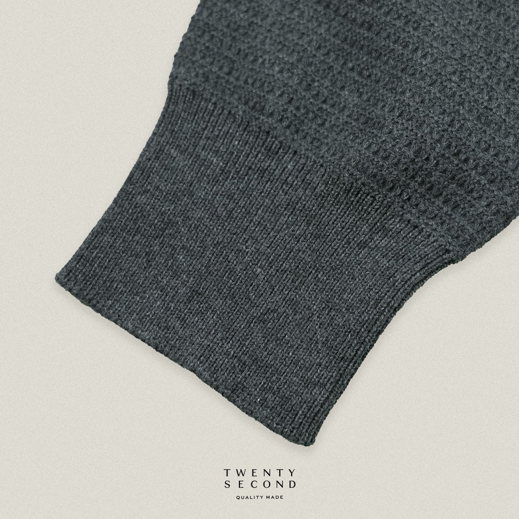 MILES KNIT OVERSHIRT - GREY