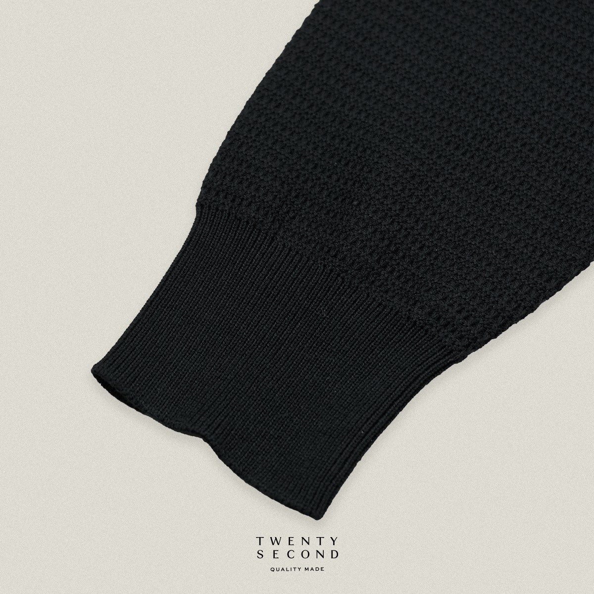 MILES KNIT OVERSHIRT - BLACK