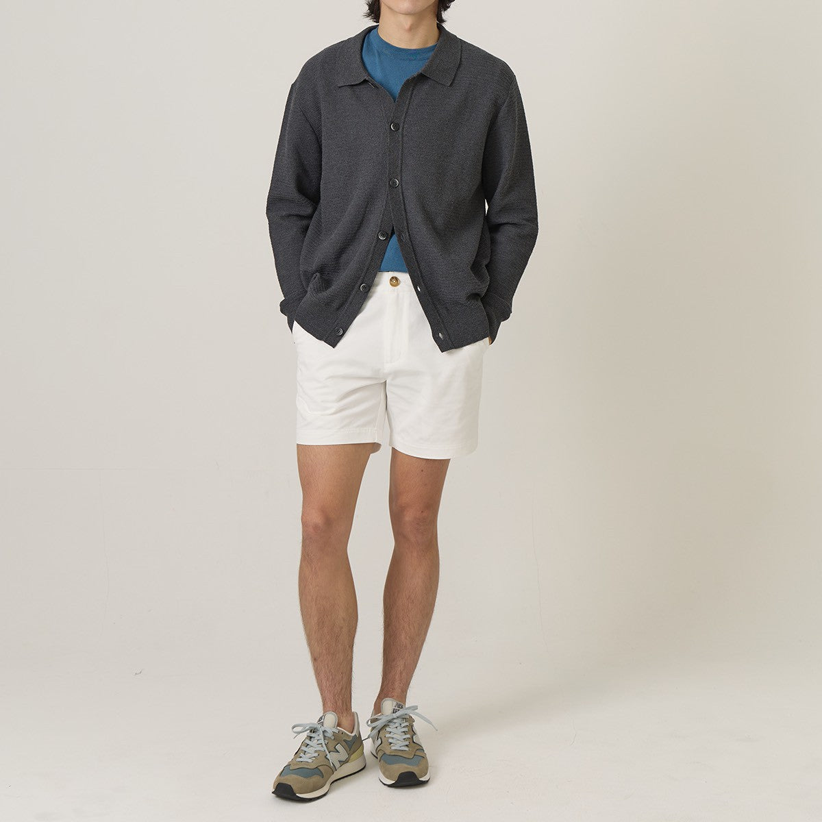 MILES KNIT OVERSHIRT - GREY