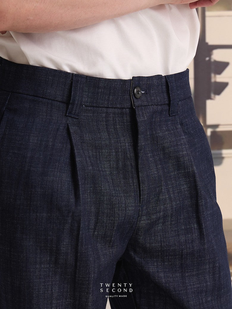 ARTHUR DENIM TROUSERS - INDIGO  BLUE