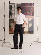 ARTHUR DENIM TROUSERS - WASHED BLACK
