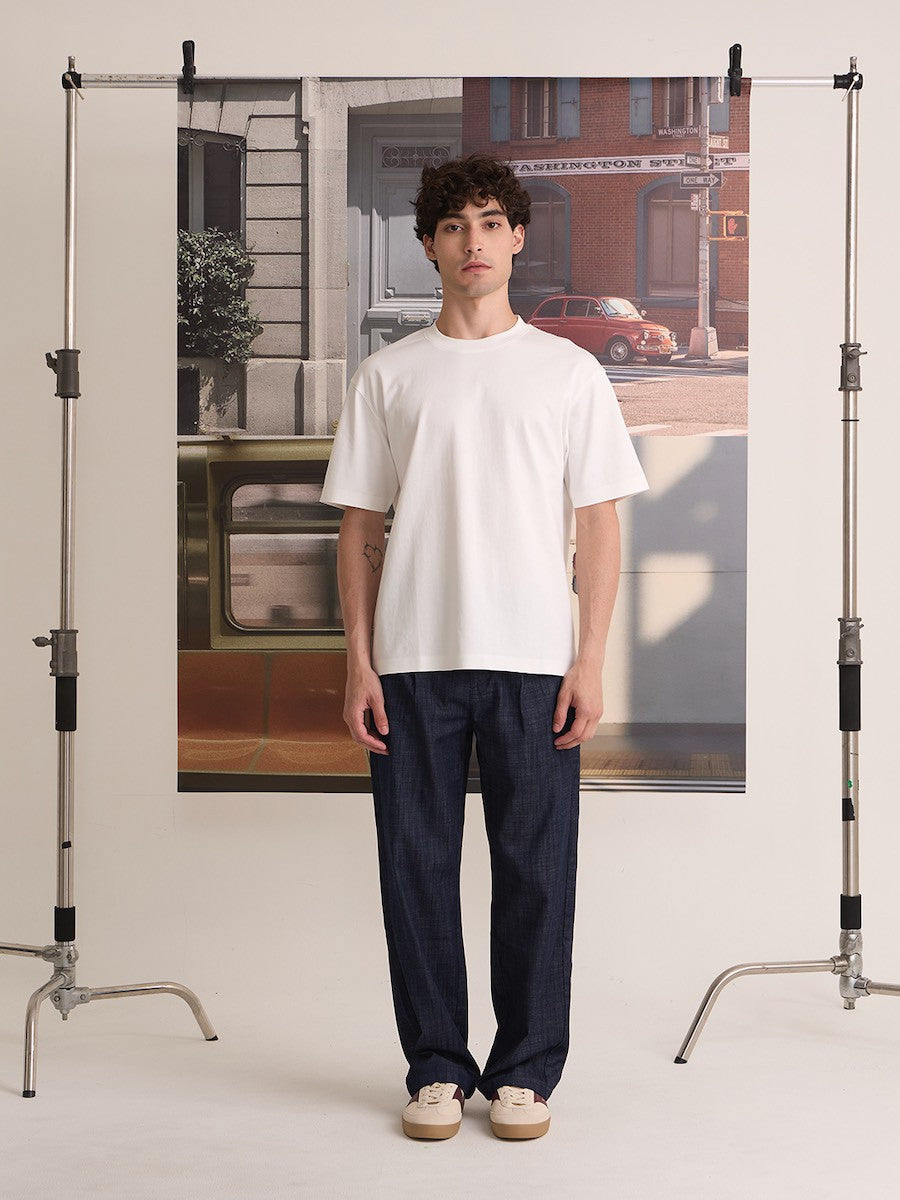 ARTHUR DENIM TROUSERS - INDIGO  BLUE