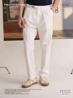 FRED CHINO PANTS - WHITE