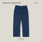 ESSENTIAL JEANS PANTS - NAVY