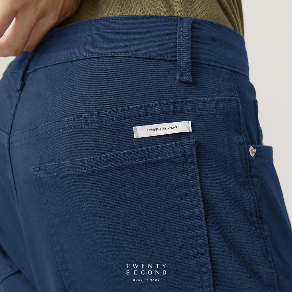 ESSENTIAL JEANS PANTS - NAVY