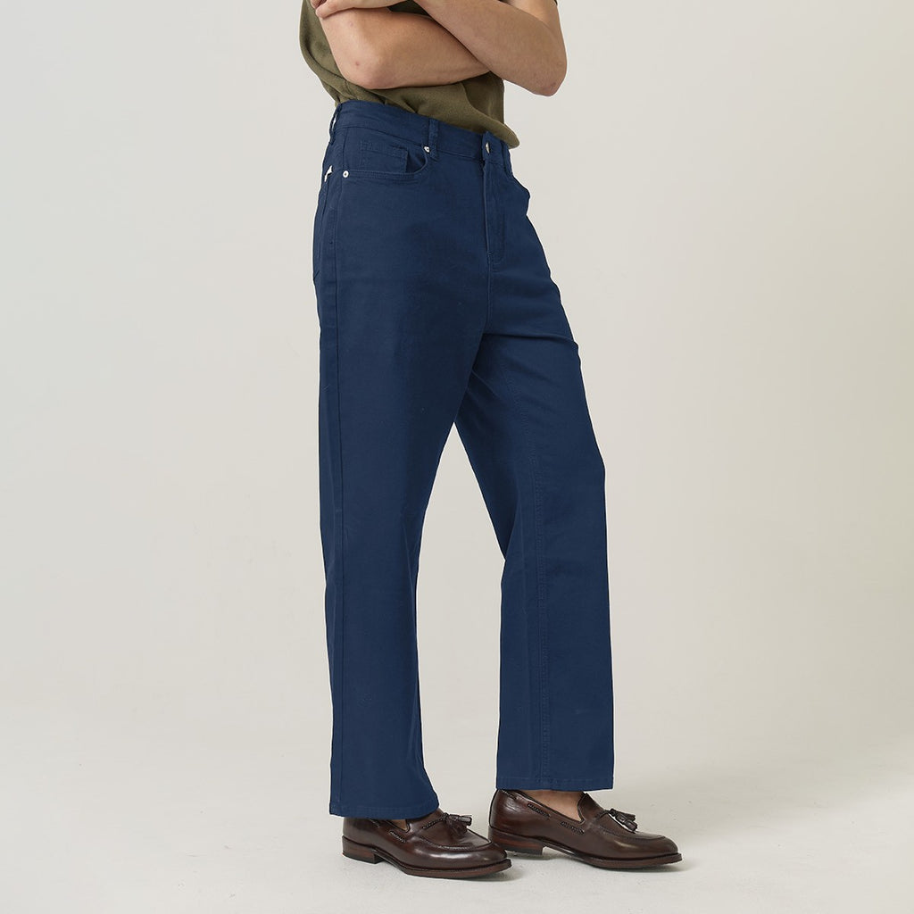 ESSENTIAL JEANS PANTS - NAVY