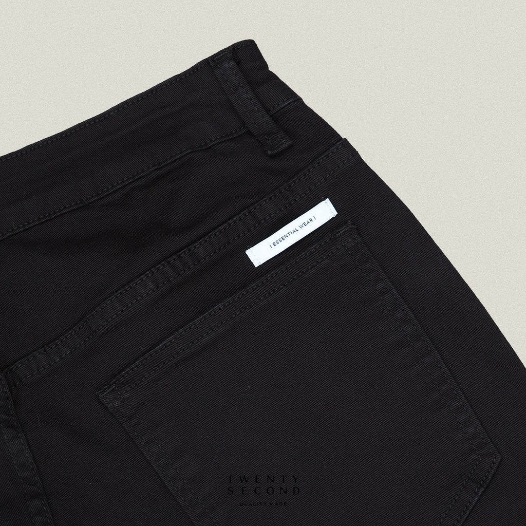 ESSENTIAL JEANS PANTS - BLACK