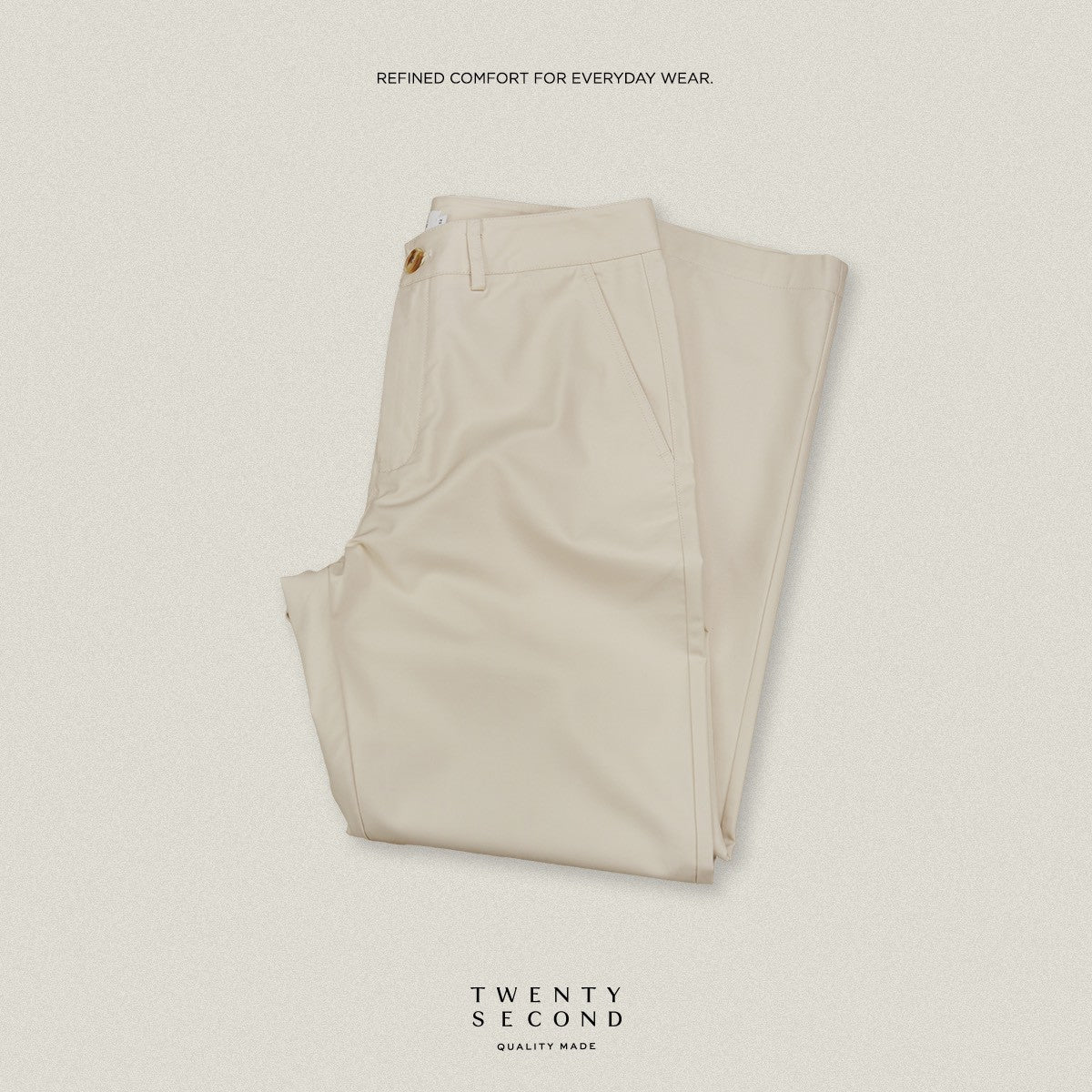 URBAN CHINO PANTS - BEIGE