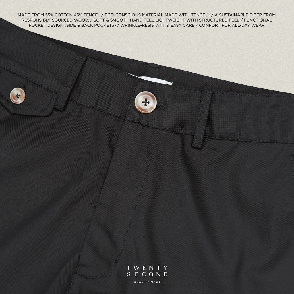 URBAN CHINO PANTS - BLACK
