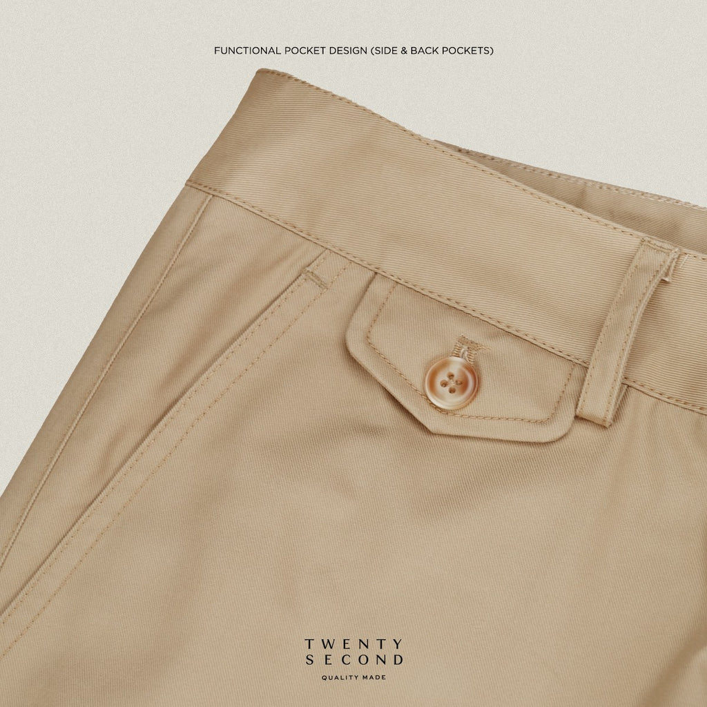 URBAN CHINO PANTS - KHAKI