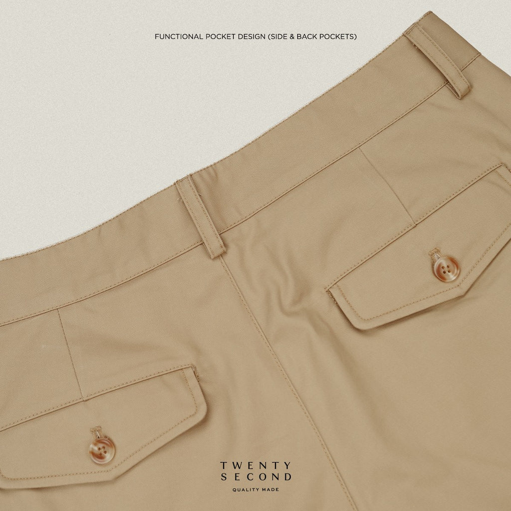 URBAN CHINO PANTS - KHAKI
