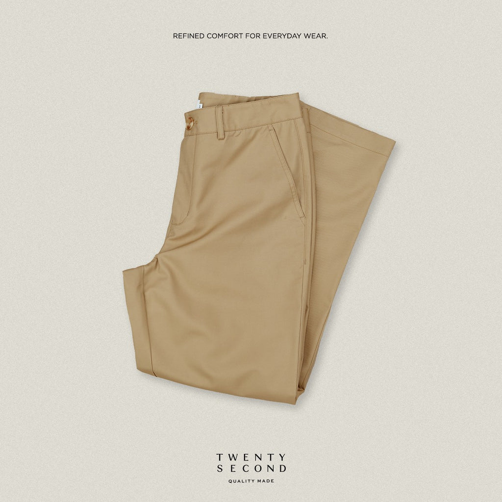 URBAN CHINO PANTS - KHAKI