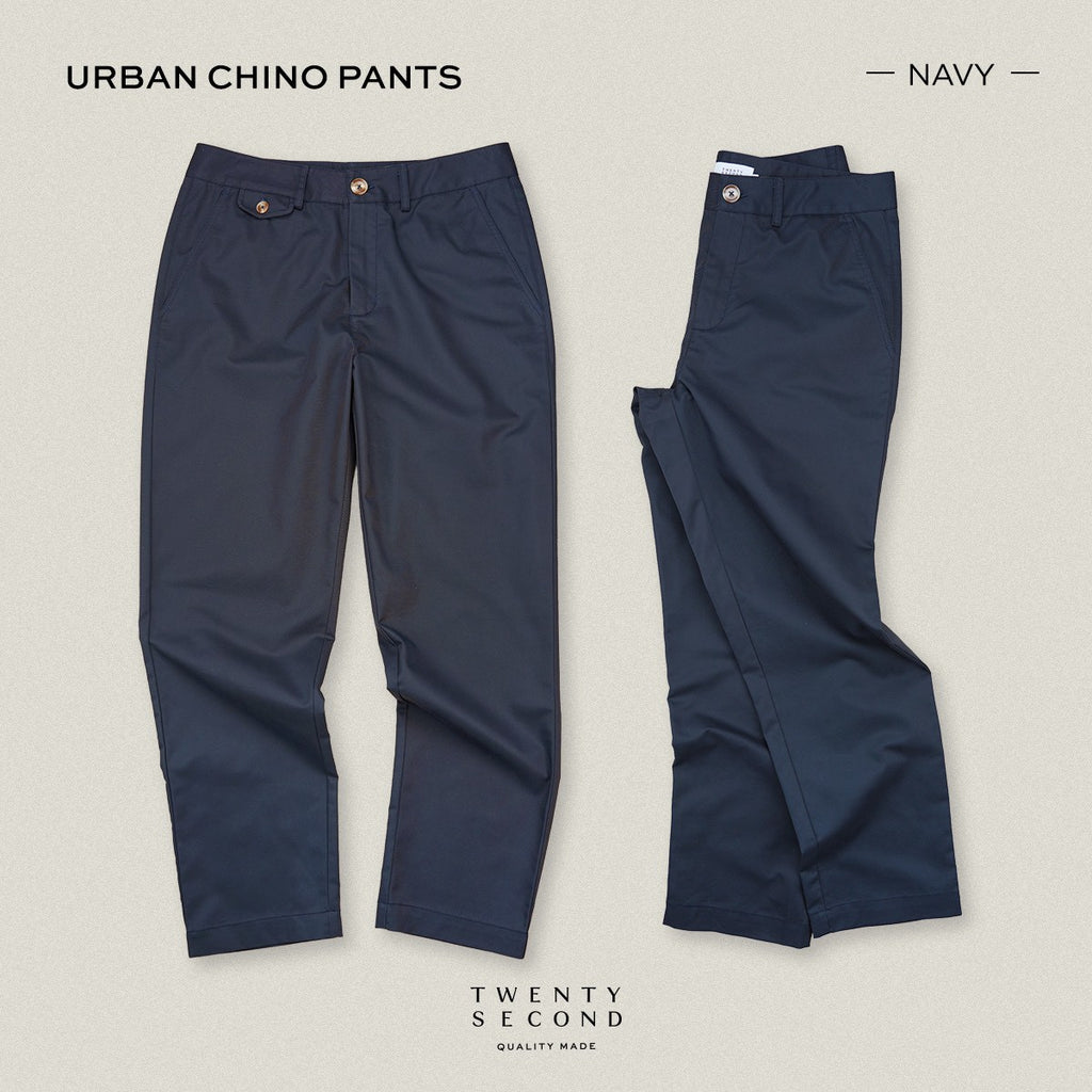 URBAN CHINO PANTS - NAVY