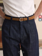 ARTHUR DENIM TROUSERS - INDIGO  BLUE
