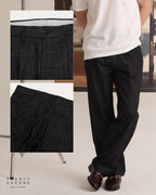 ARTHUR DENIM TROUSERS - WASHED BLACK