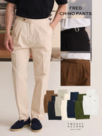 FRED CHINO PANTS - WHITE