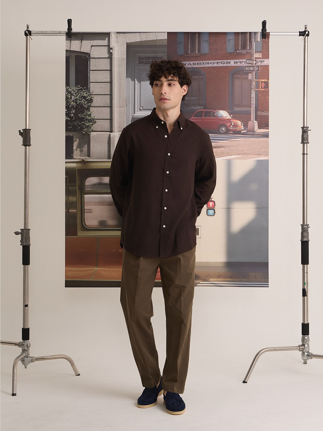 FRED CHINO PANTS - OLIVE