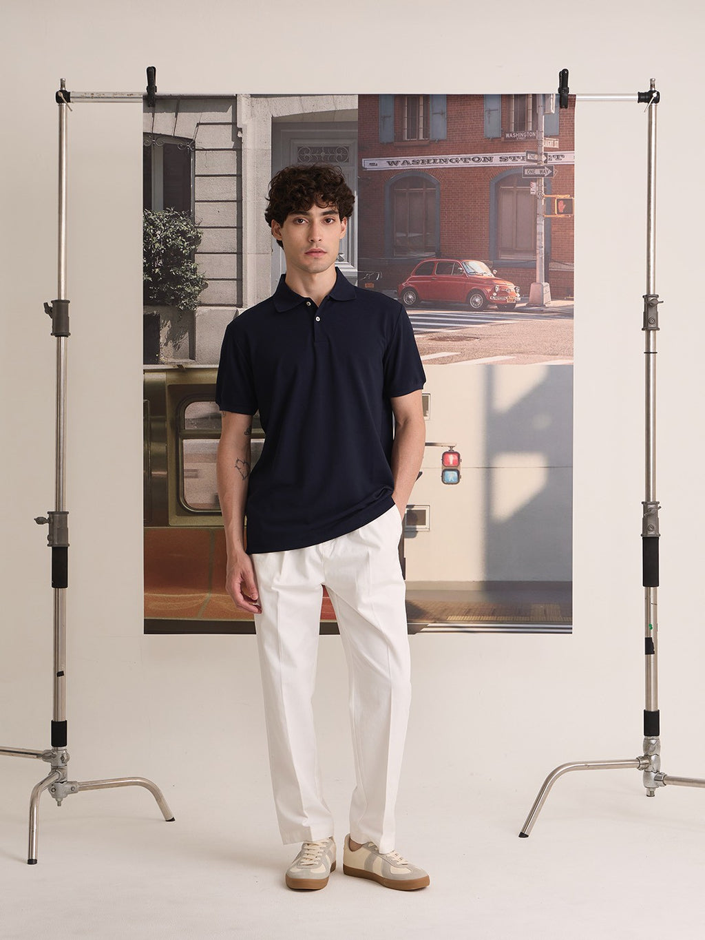 FRED CHINO PANTS - WHITE