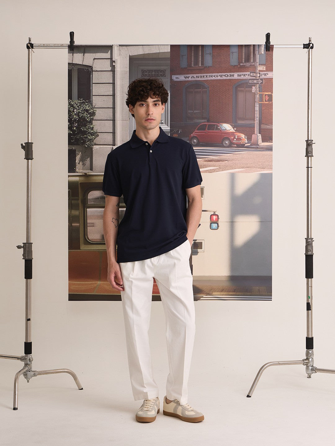 FRED CHINO PANTS - WHITE
