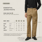 ESSENTIAL JEANS PANTS - KHAKI